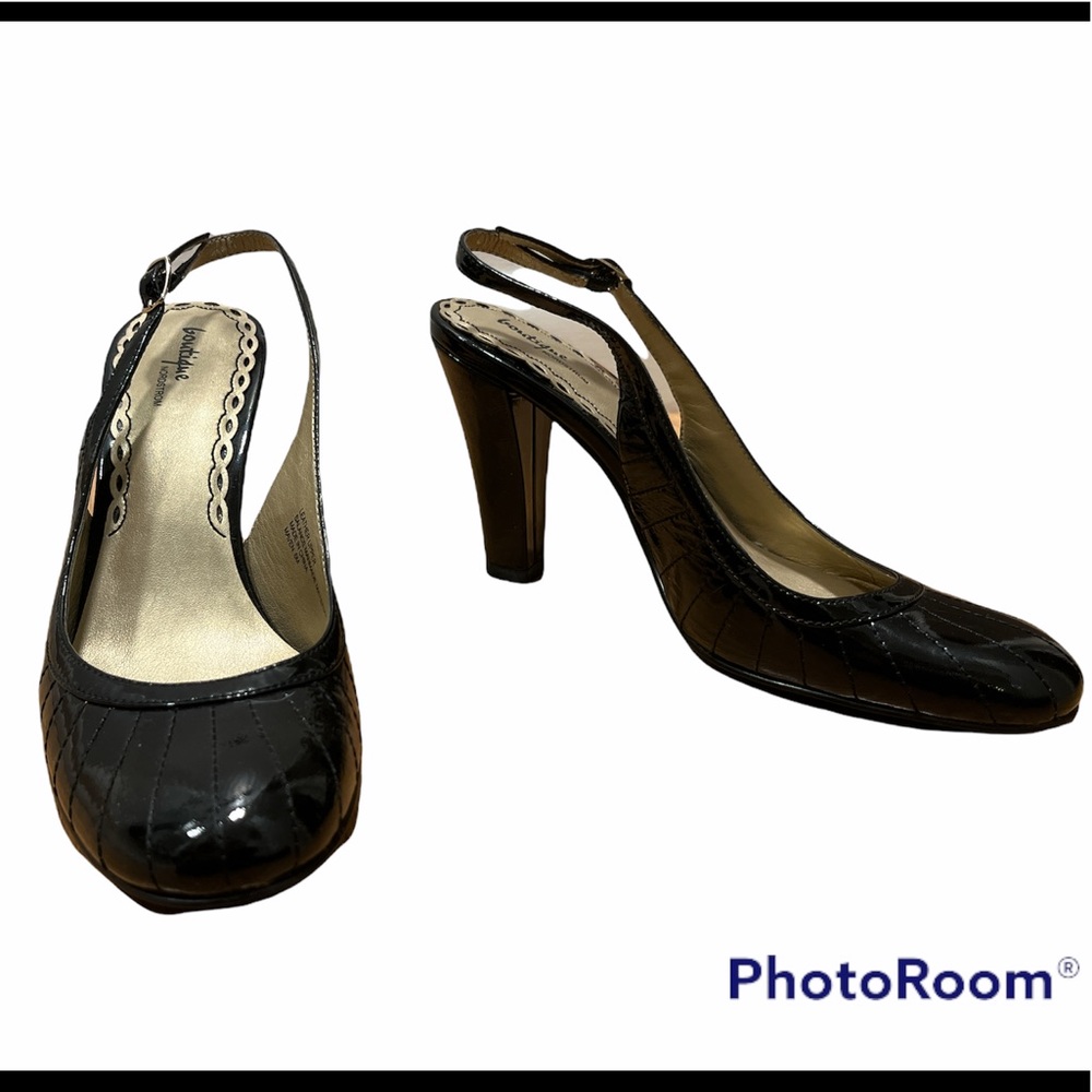 Nordstrom Boutique Maven High Heels, Shiny Patent Leather, Pumps Shoe Dress 6M